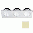 i2Systems Apeiron A1110Z - 4.5W Spring Mount Light - Triple Round - Warm White - Brushed Nickel Finish - A1110Z-46CAB