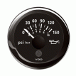 Veratron 52MM (2-1/16&quot;) ViewLine Oil Pressure Indicator 0 to 150 PSI - Black Dial & Round Bezel - A2C59514118