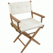 Whitecap Director&#39;s Chair w/Cream Cushion - Teak - 61043