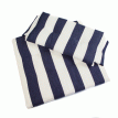 Whitecap Seat Cushion Set f/Director&#39;s Chair - Navy & White Stripes - 97240