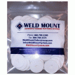 Weld Mount 3&quot; White Round Poly Insulation Washer - 50-Pack - 102450-WELDMOUNT