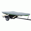 Carver Poly-Flex II Extra Wide Styled-to-Fit Cover f/13.5&#39; Fishing Kayaks Trailerable- Grey - 4013XF-10