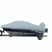 Carver Sun-DURA&reg; Styled-to-Fit Boat Cover f/15.5&#39; V-Hull Runabout Boats w/Windshield & Hand/Bow Rails - Grey - 77015S-11