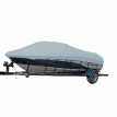Carver Sun-DURA&reg; Styled-to-Fit Boat Cover f/18.5&#39; Sterndrive V-Hull Runabout Boats (Including Eurostyle) w/Windshield & Hand/Bow Rails - Grey - 77118S-11