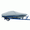 Carver Sun-DURA&reg; Styled-to-Fit Boat Cover f/18.5&#39; V-Hull Low Profile Cuddy Cabin Boats w/Windshield & Rails - Grey - 77718S-11