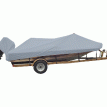 Carver Poly-Flex II Styled-to-Fit Boat Cover f/18.5&#39; Angled Transom Bass Boats - Grey - 77918F-10