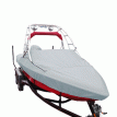 Carver Sun-DURA&reg; Specialty Boat Cover f/21.5&#39; V-Hull Runabouts w/Tower - Grey - 97021S-11