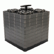 Camco FasTen Leveling Blocks XL w/T-Handle - 2x2 - Grey *10-Pack - 44527