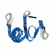 Wichard Double Releasable Elastic Tether Fixed Line w/3 Hooks - 07008