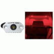 Black Oak Rock Accent Light - Red LEDs - White Housing - MAL-R
