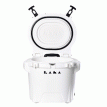 LAKA Coolers 30 Qt Cooler w/Telescoping Handle & Wheels - White - 1079
