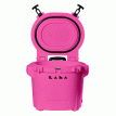 LAKA Coolers 30 Qt Cooler w/Telescoping Handle & Wheels - Pink - 1081